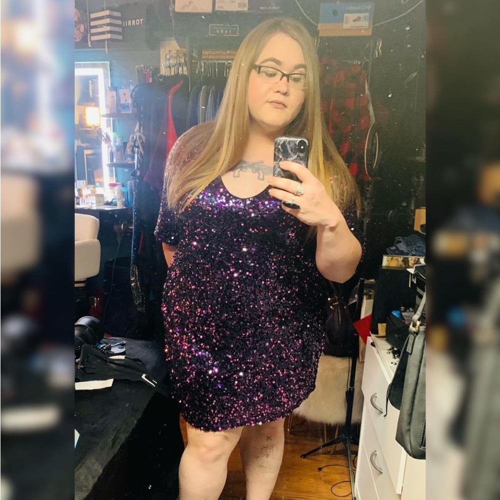 City Chic Sequin Dress
